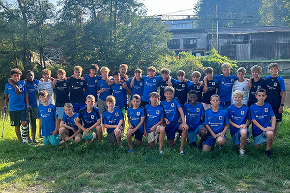 Die U14 und U13 weilte sechs Tage im Bayerischen Wald. Foto: Privat