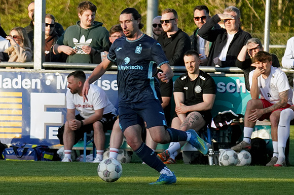 Cristian Leone erzielte mit seinem 16. Saisontor per Foulelfmeter den Siegtreffer in Nördlingen. Foto: Joachim Mentel