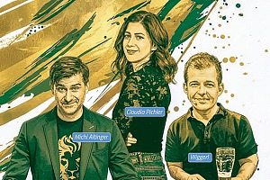 Michael Altinger, Claudia Pichler und Martin Wichary alias Wiggerl veranstalten einen Kabarettabend zugunsten des Junglöwen-NLZ. Foto: Uf60