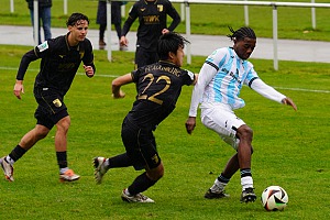 Die Junglöwen konnten sich gegen den FC Augsburg im letzten Drittel nicht durchsetzen, blieben im gesamten Spiel ohne klare Torchance. Foto: Joachim Mentel