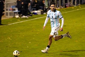 Cristian Leone war gegen Ismaning fast an allen torgefährlichen Aktionen der Löwen-U21 beteiligt. Foto: Joachim Mentel