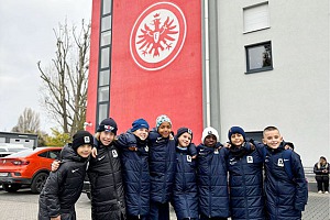 Die U9 des TSV 1860 München auf der Jugendsportlage am Riederwald. Foto: Privat